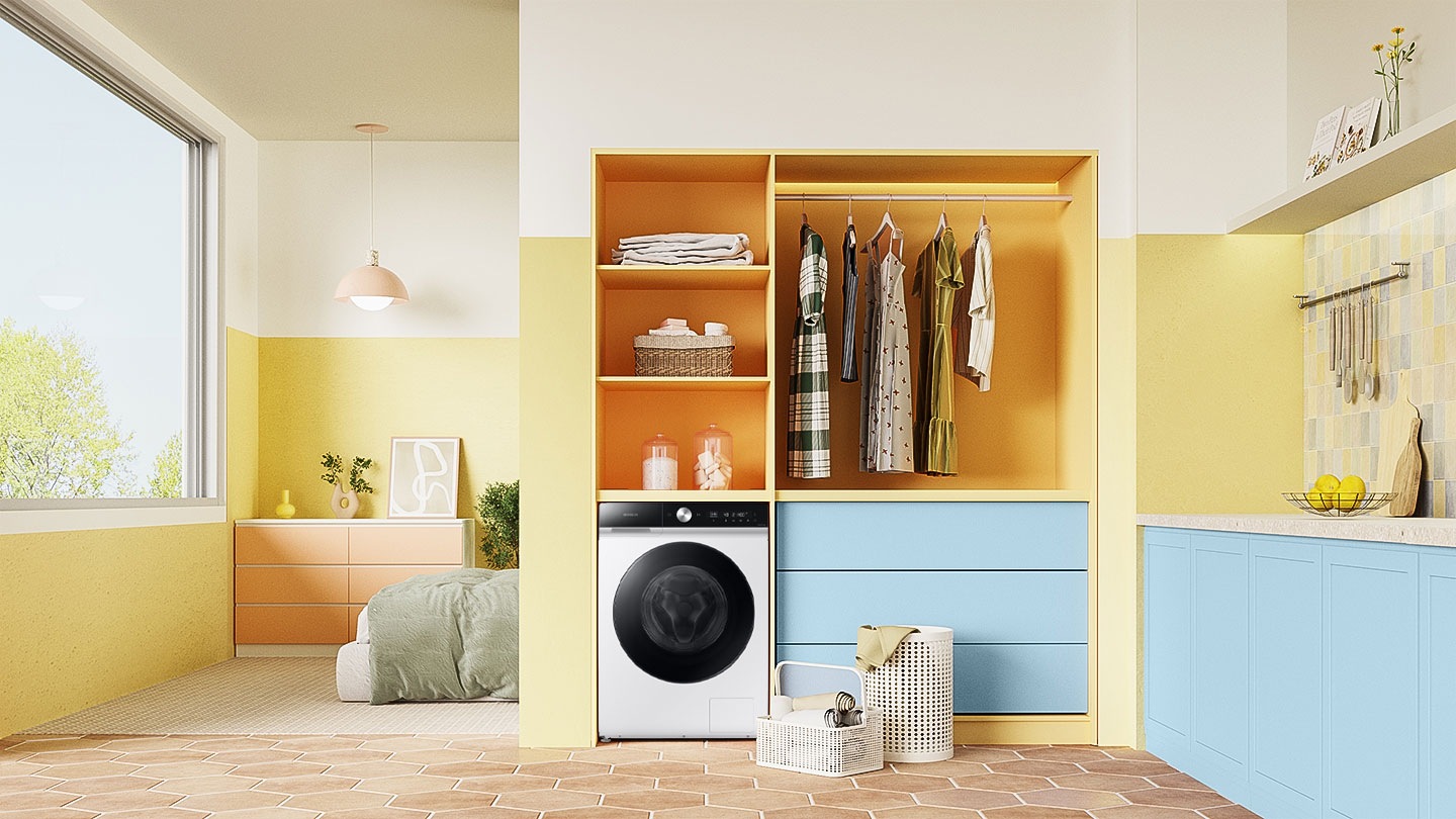 WD9400B is installed in the laundry room.