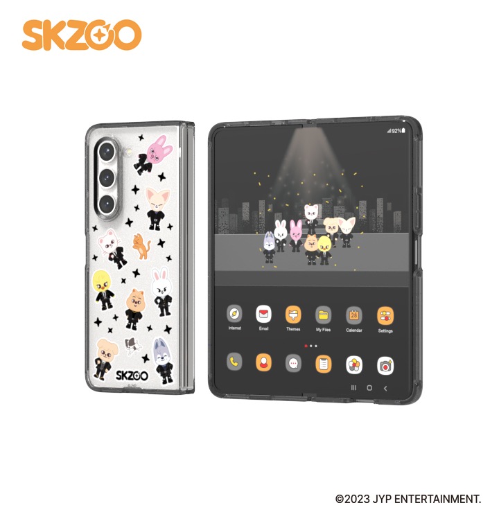SKZOO Eco-Friends Case for Galaxy Z Fold5 Light Gray | Samsung