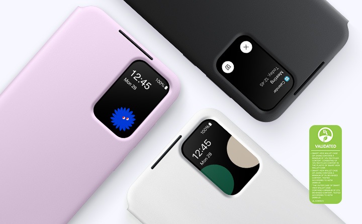 Galaxy S10 Clear View Cover App Galaxy A55 5G Smart View Wallet Case