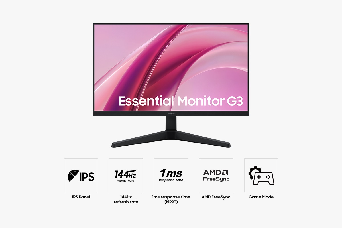 24" Essential Monitor G3 G31H FHD 144Hz Black