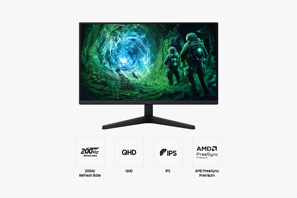 [27" Ódýs~séý G~5 G53F QH~D 200Hz G~ámíñ~g Móñ~ítór~ Blác~k]