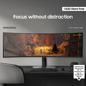 Focus without distraction with OLED Glare Free