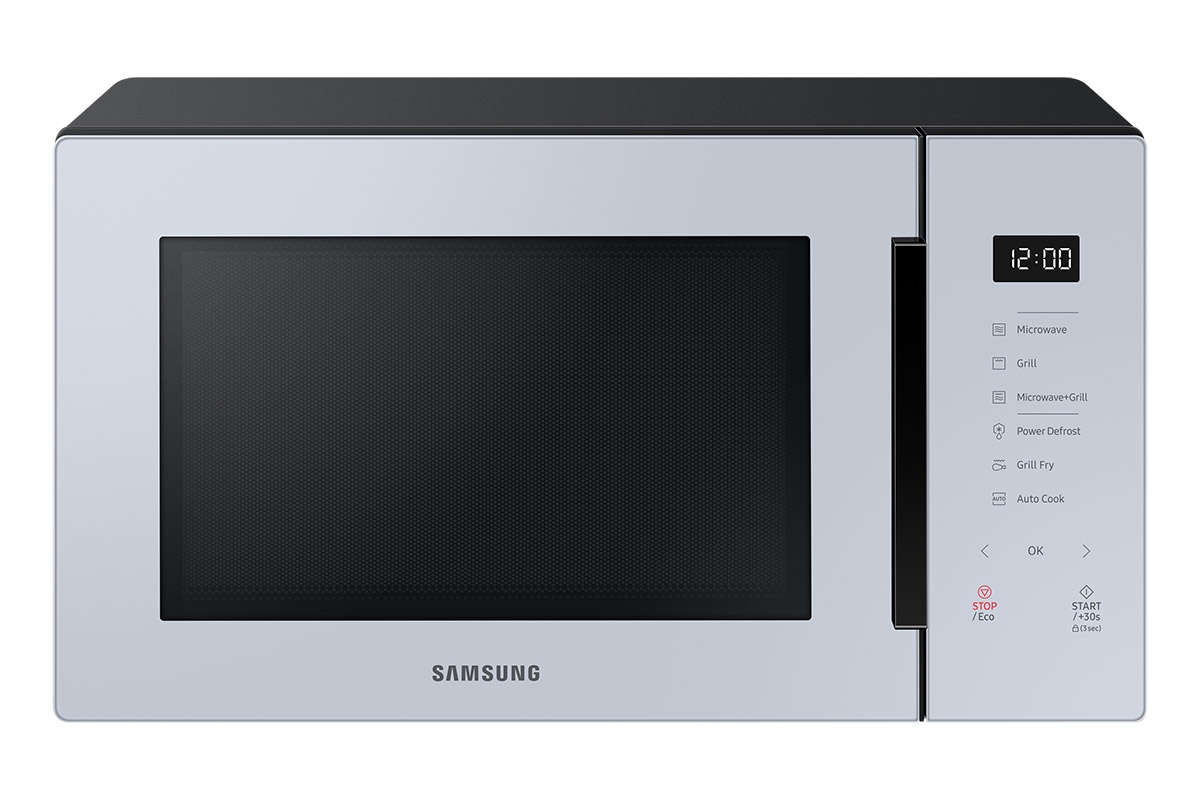 Bespoke Microwave Grill MG30T5068CY/SE Grill Fry 30L Clean Sky Blue  MG30T5068CY/SE | Samsung Indonesia
