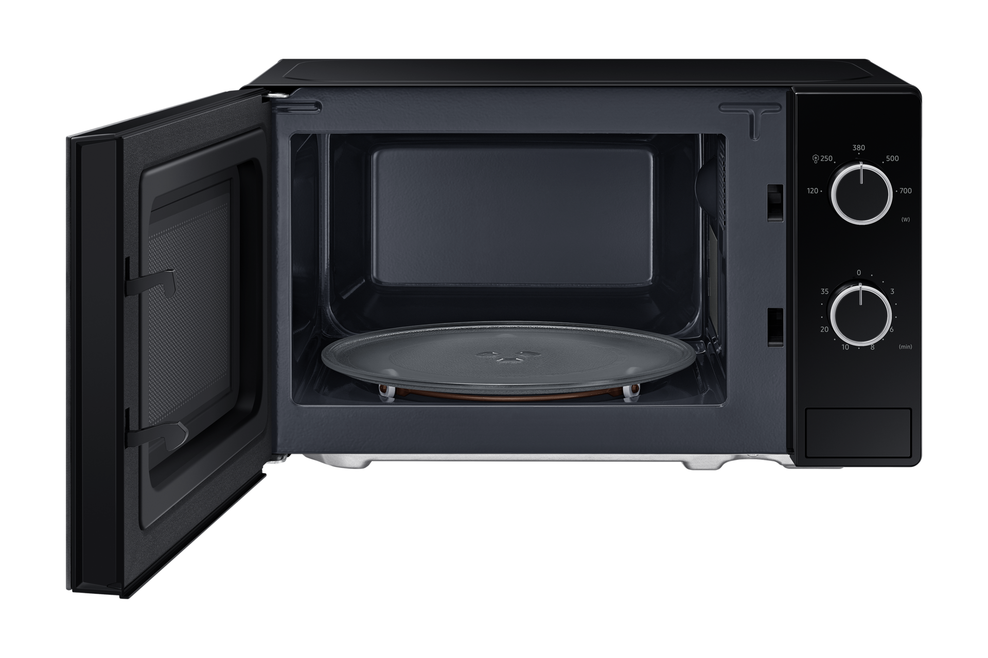 Microwave Solo MS20A3010AL dengan Full Glass Door, 20L Black