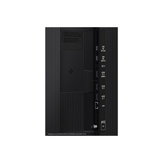 Samsung 2025 QLED Q8F has USB, HDMI, LAN, antenna ports and etc. on the side.