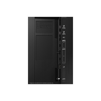 Samsung 2024 QLED Q80D has USB, HDMI, LAN, antenna ports and etc. on the side.