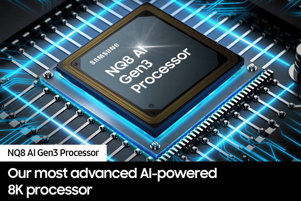 Close-up of NQ8 AI Gen3 Processor.