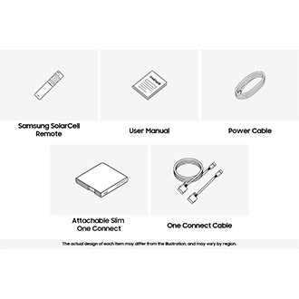 Samsung 2024 Neo QLED QN900D accessories provided include One Connect and remote control.