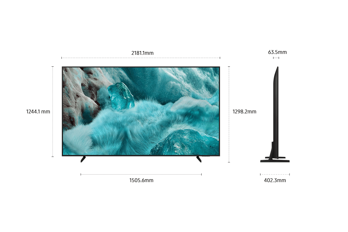 98" QLED Q7F 4K Samsung Vision AI Smart TV (2025) Black