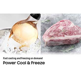 Power Cool & Freeze Fast cooling and freezing on demand