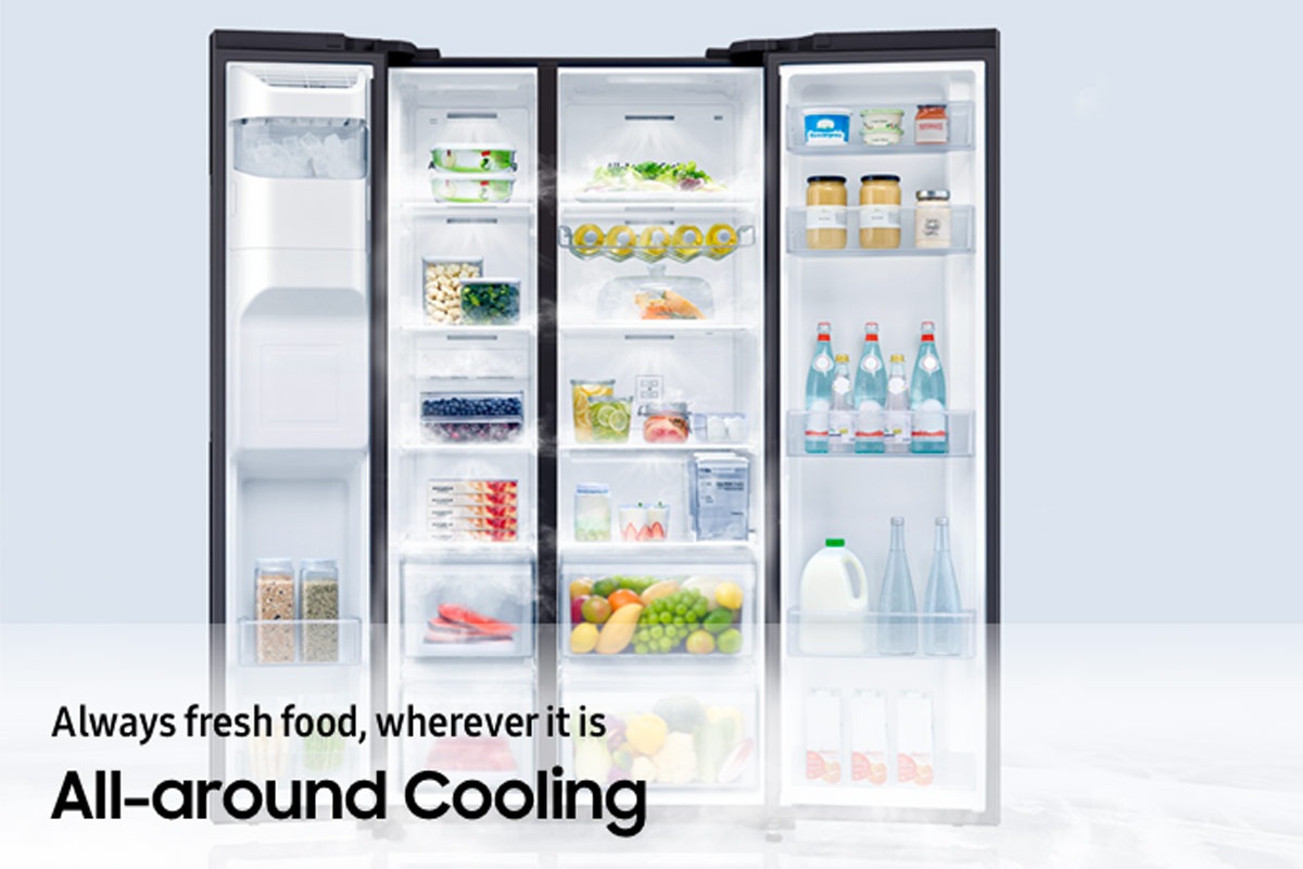 All-around Cooling Always fresh food, wherever it is