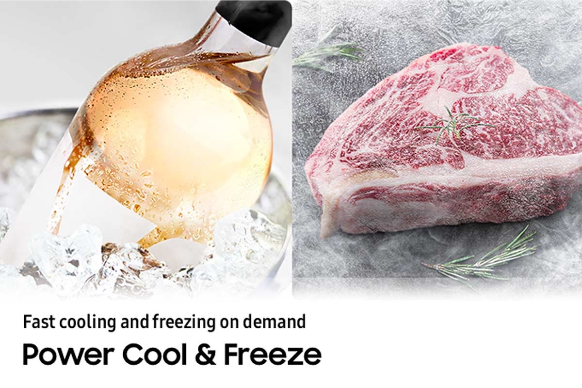 Power Cool & Freeze Fast cooling and freezing on demand
