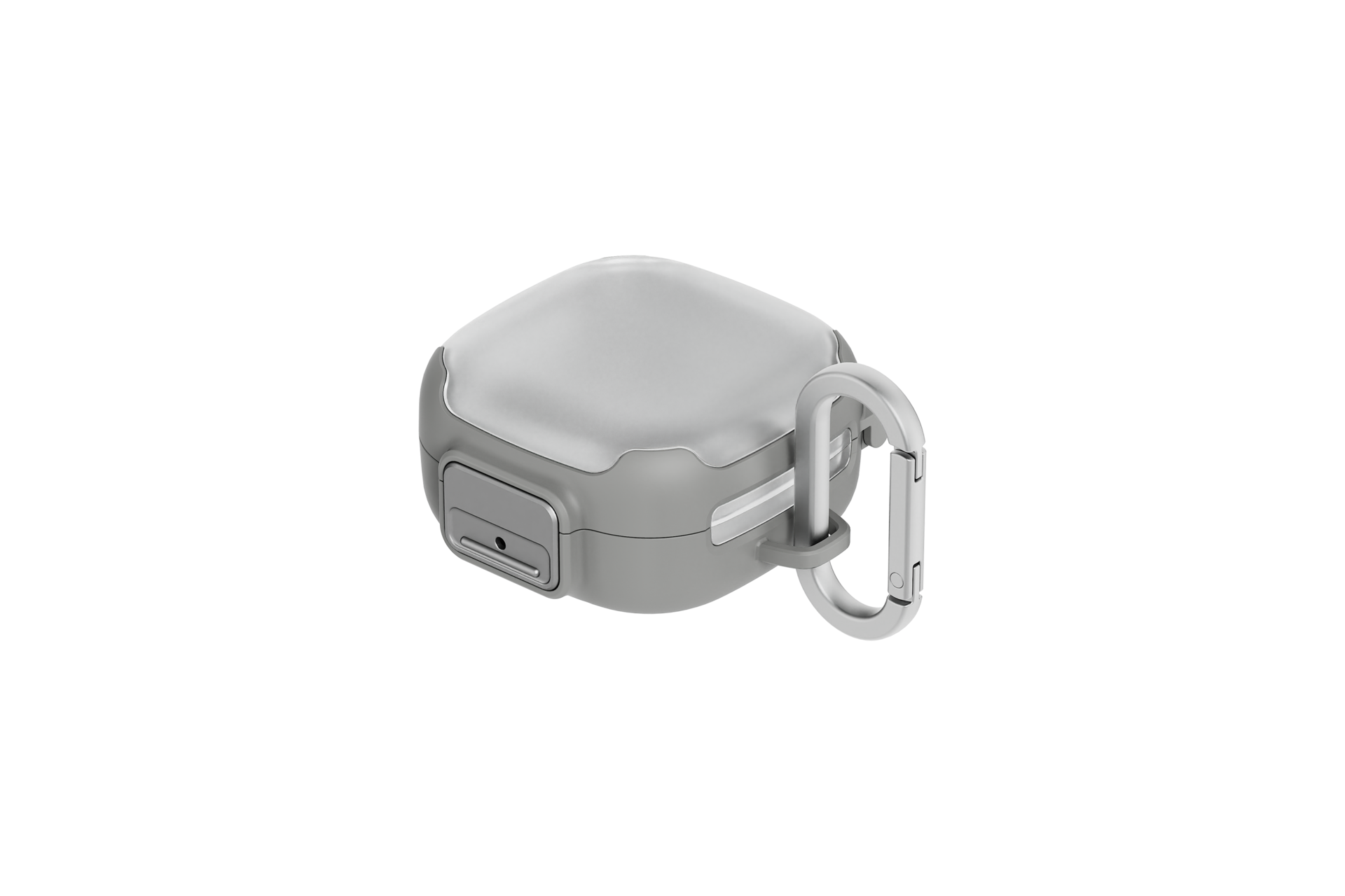Galaxy Buds4 | Buds4 Pro Clip Case with Carabiner RPerspective Light Gray 