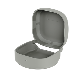Galaxy Buds4 | Buds4 Pro Magnet Stand Case FrontOpen Gray 