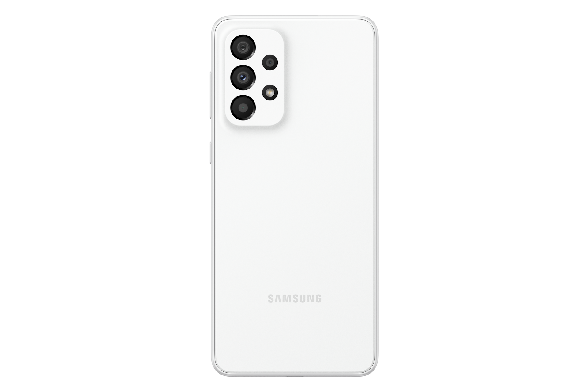 Kamera Samsung Galaxy A33 5G hadir dengan quad sensor 48MP ultrawide, ketahui daftar harga Samsung A33 Awesome White garansi resmi Samsung Indonesia di sini.