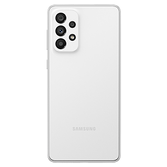HP Samsung A73 hadir dengan quad-camera 108 MP + 12 MP + 5 MP + 5 MP, fitur Digital Zoom 10x. Cek harga Samsung A73 Awesome White resmi SEIN di website Samsung ID.