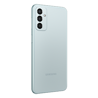Resmi dirilis, ketahui daftar harga Samsung M23 5G garansi resmi SEIN di website Samsung Indonesia. HP Samsung M23 BNIB warna Light Blue hadir dengan side-mount FP sensor.