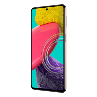 Ketahui harga Samsung M53 warna Brown, hadir dengan empat kamera fitur OIS dan Digital Zoom 10x. Beli Samsung M53 harga dan garansi resmi SEIN di sini.