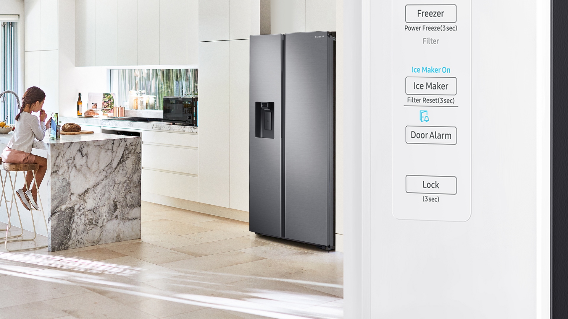 Bareng Keluarga Di Dapur Terasa Nyaman Dengan Fitur Child Lock pada Samsung Refrigerator Anda