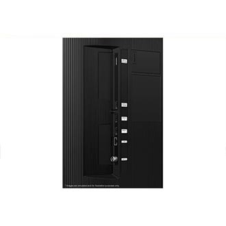 Samsung 2024 Crystal UHD DU7000 has USB, HDMI, LAN, antenna ports and etc. on the side.