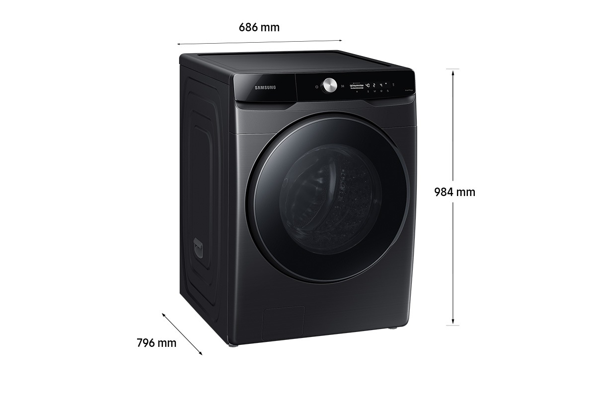 Laundry Front Load Washer & Dryer WD21T6500GV/SE Ecobubble™ 21+12kg