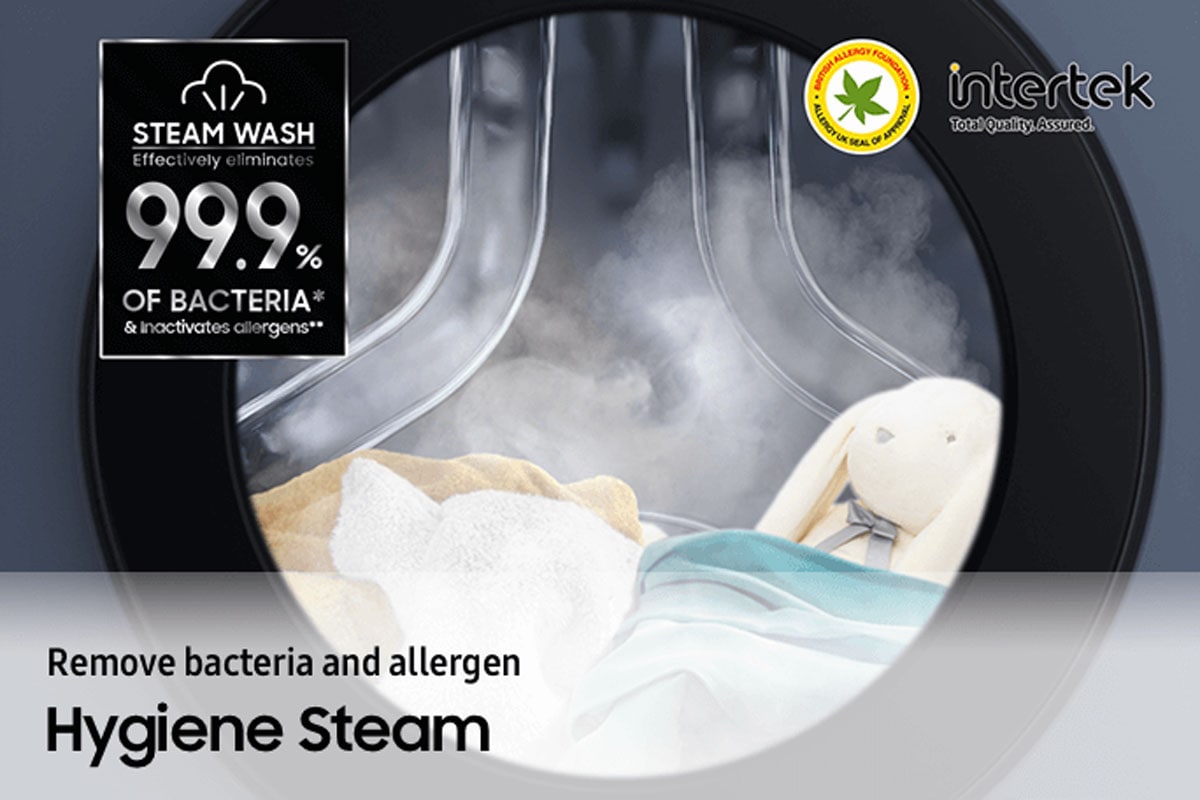 Hygiene Steam remove bacteria and allergen