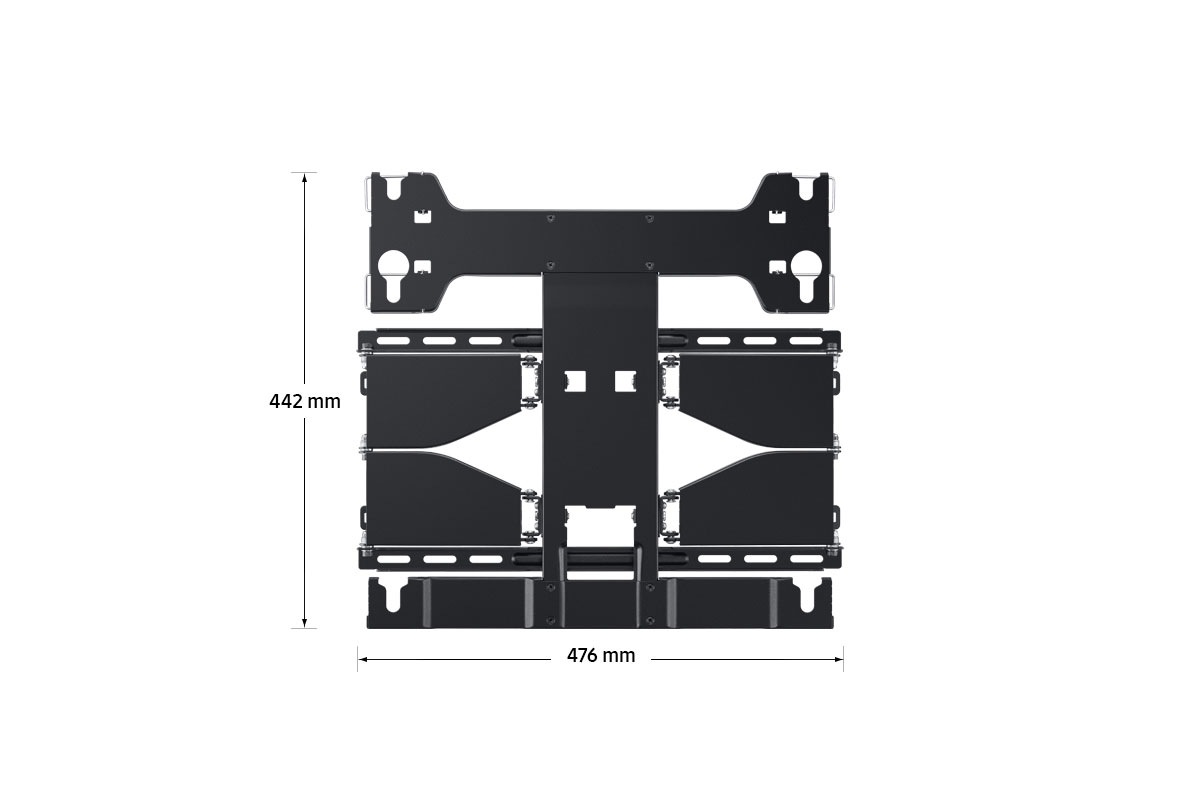 Dimension of Samsung Full Motion Slim Wall Mount (476 x 442 mm) VWMN-B16FB