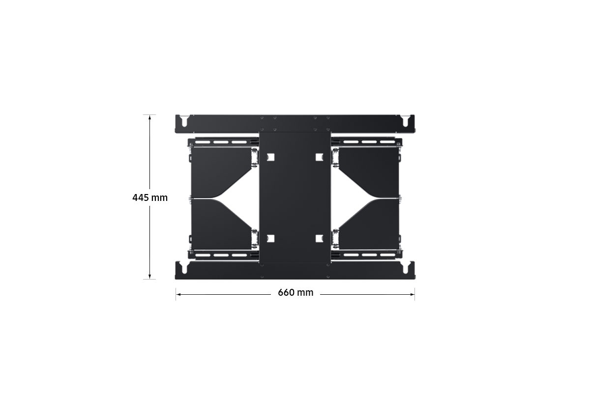 Dimension of Samsung Full Motion Slim Wall Mount (660 x 445 mm) VWMN-B30FB