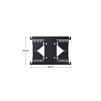 Dimension of Samsung Full Motion Slim Wall Mount (660 x 445 mm) VWMN-B30FB