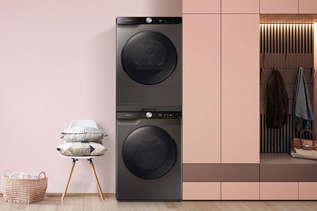 Washing machine WW11T754DBX/SE inside room