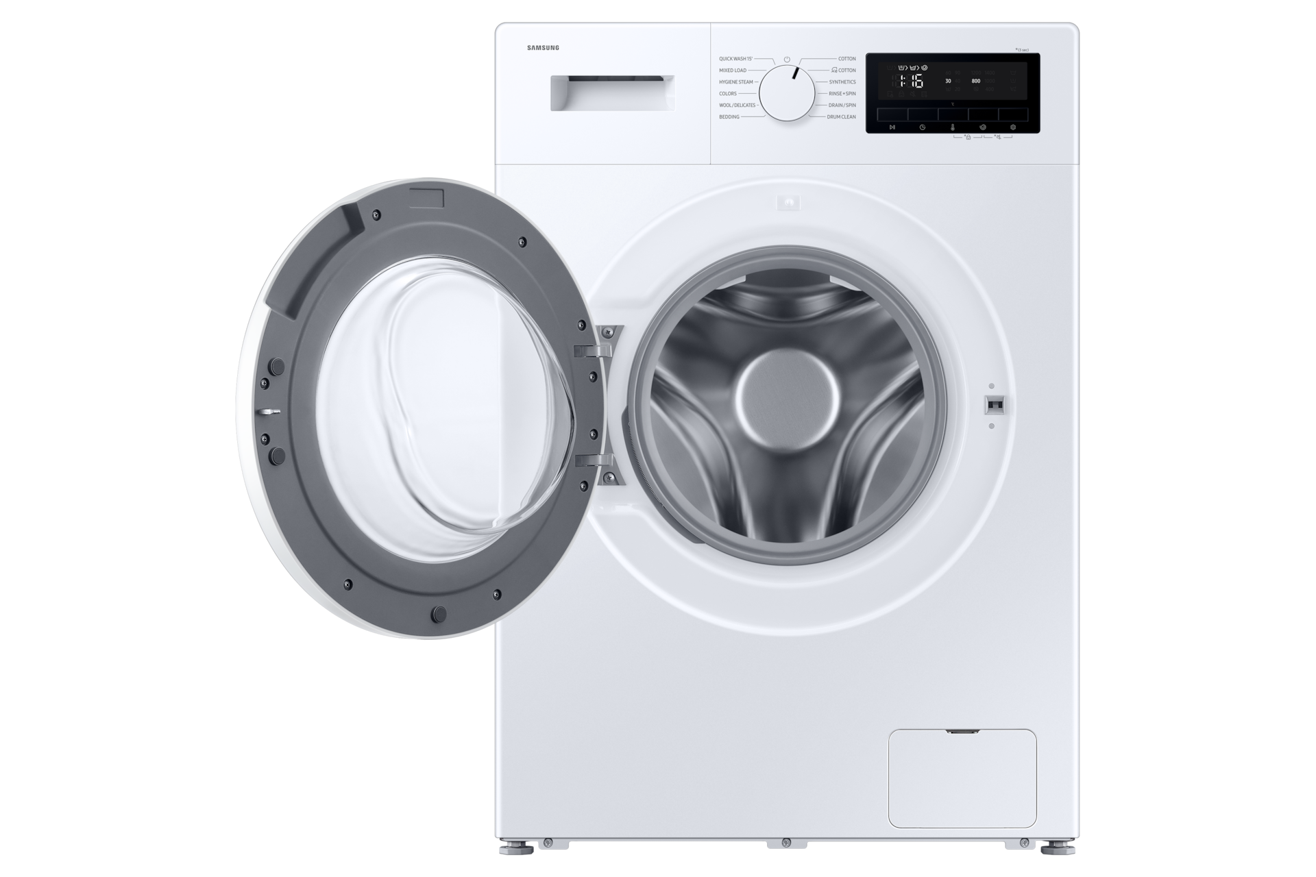 Laundry with Grade A Energy Efficiency and Hygiene Steam Front-Open White 