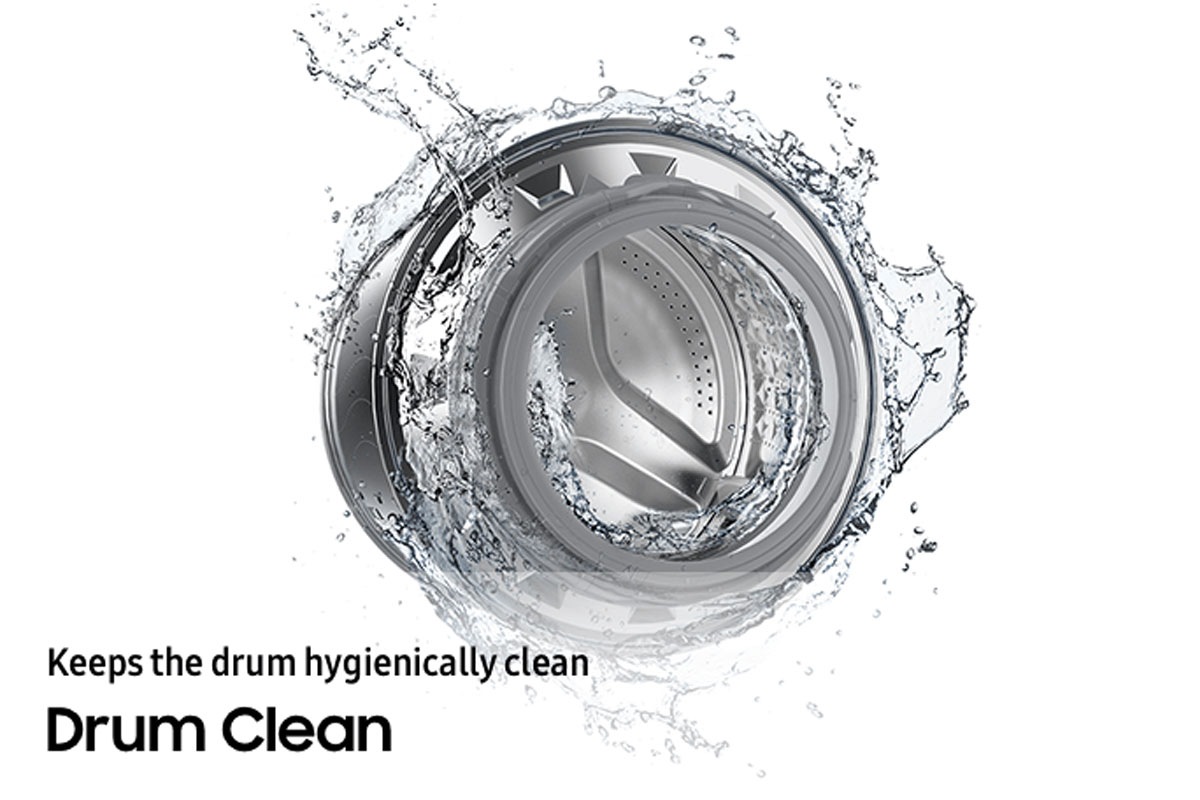 Drum Clean Keeps the drum hygienically clean