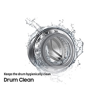 Drum Clean Keeps the drum hygienically clean