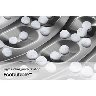 Ecobubble™ Fight stains, protects fabric