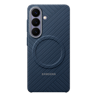 Galaxy S26 Carbon Magnet Case Front Dark Blue 