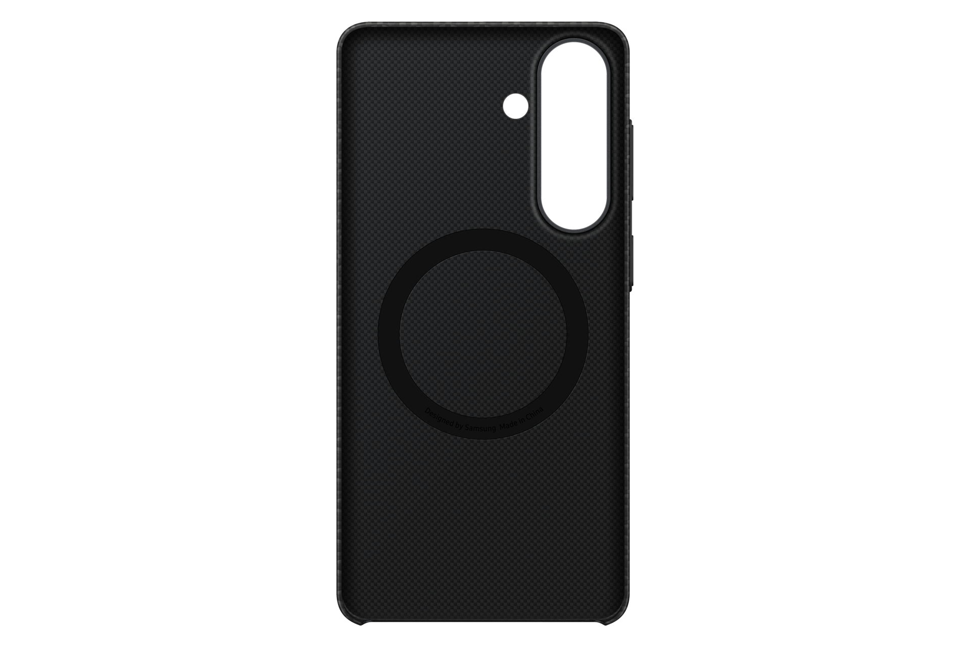 Galaxy S26+ Carbon Magnet Case Back Black 
