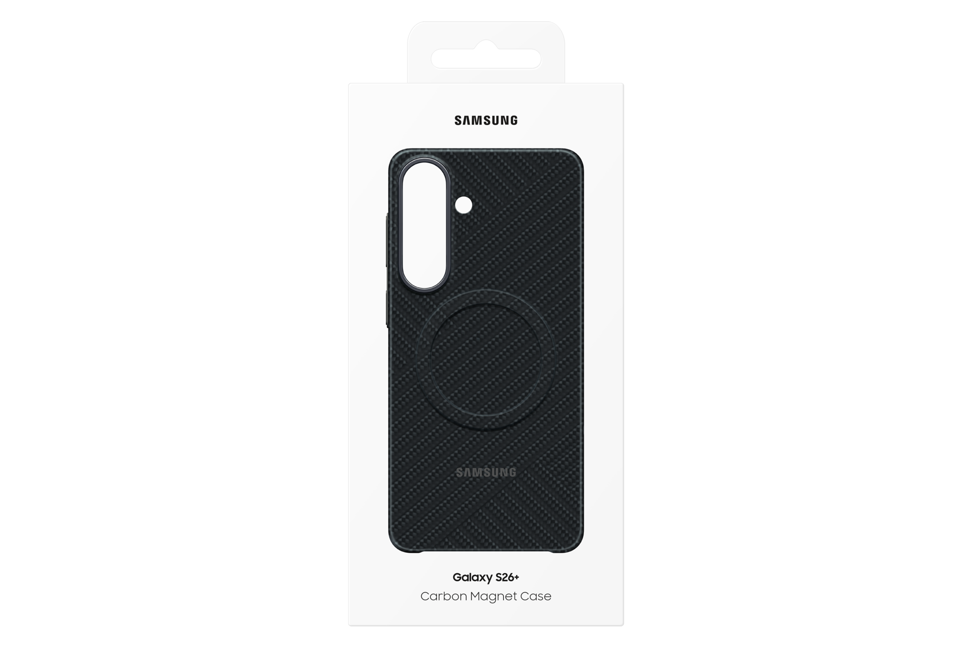 Galaxy S26+ Carbon Magnet Case Package Black 