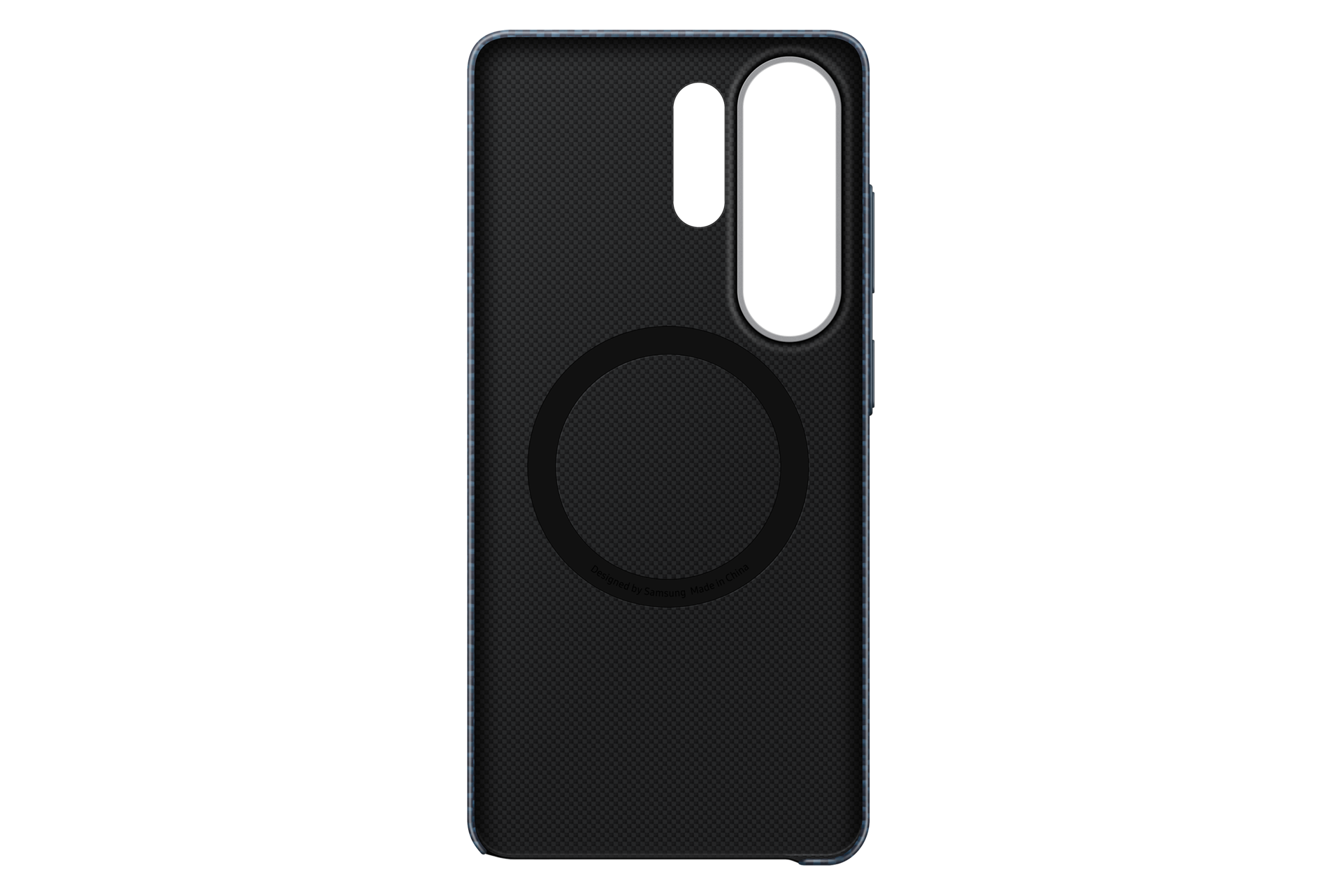 Galaxy S26 Ultra Carbon Magnet Case Back Dark Blue 