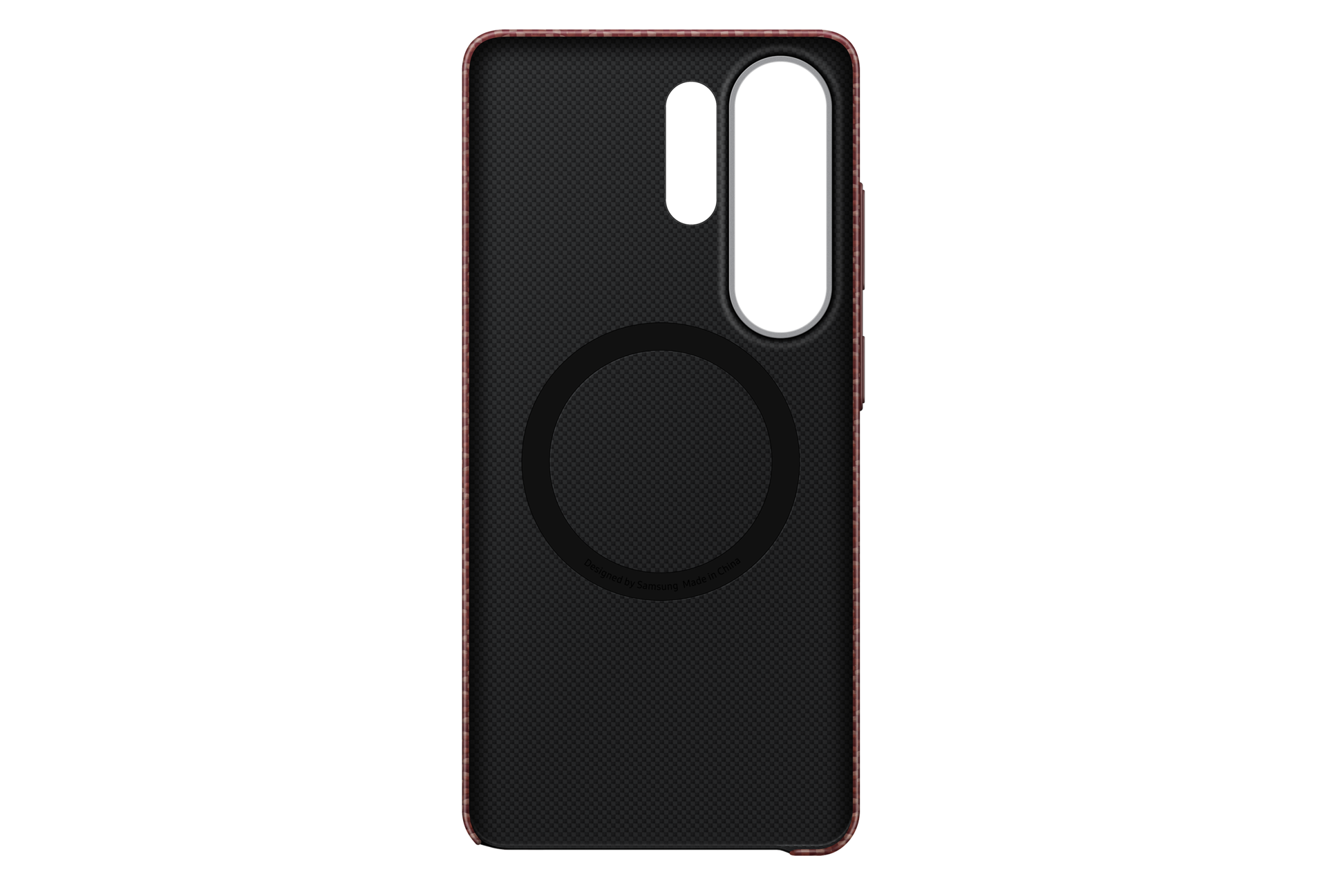 Galaxy S26 Ultra Carbon Magnet Case Back Red 