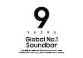 9 YEARS Global No. 1 Soundbar