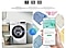 The SmartThings app helps Tailored care, Efficient energy use, Smart maintenance. Clothing Care displays AI recommendations for effortless laundry, Energy notifies best rates based on personal usage for powerful saving, Home Care help easy upkeep the washing machine maintenance.