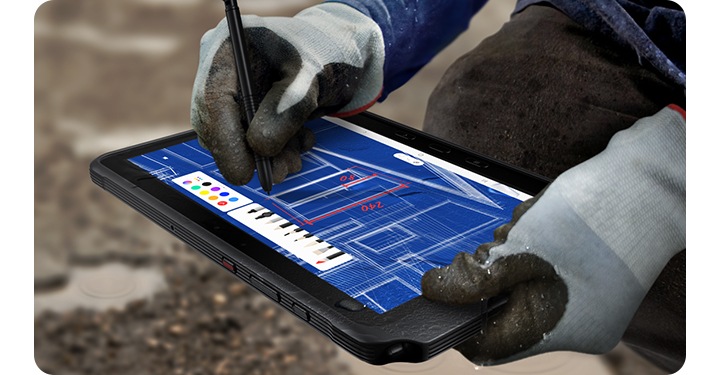 Wi Fi Samsung Active Tablet Pro Galaxy Tab Active Pro 5G 10 - Main Image