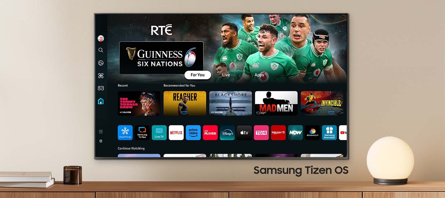  Smart TV powered by Tizen* 