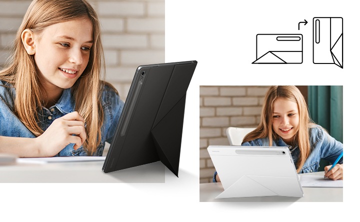 Business | Smart Book Cover for Galaxy Tab S10 FE+ | EF