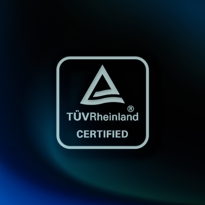 Certified eye comfort for optimal viewing