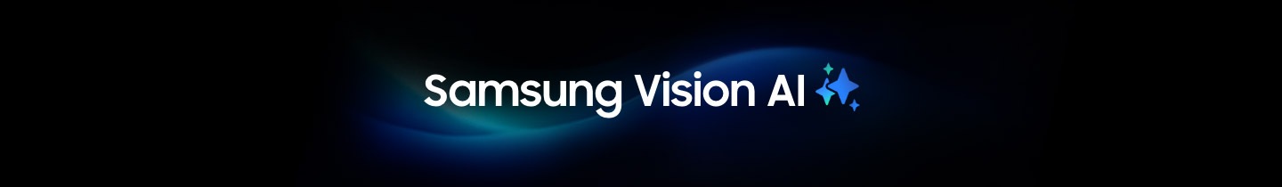 The words Samsung Vision AI with the Samsung AI logo.