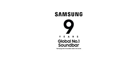 9 Years Global No.1 Soundbar