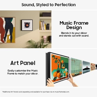 Music Frame HW-LS60D Wireless Smart Speaker (2024) Black