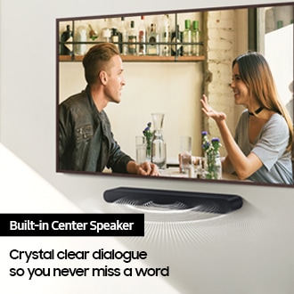 built in center speaker