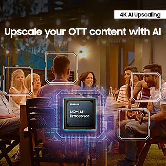 Upscale OTT content to 4K with AI.
